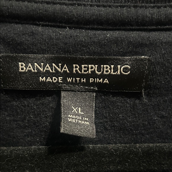 American Eagle Outfitters Black and Gray Striped Long Sleeve Henley - Picture 2 of 14